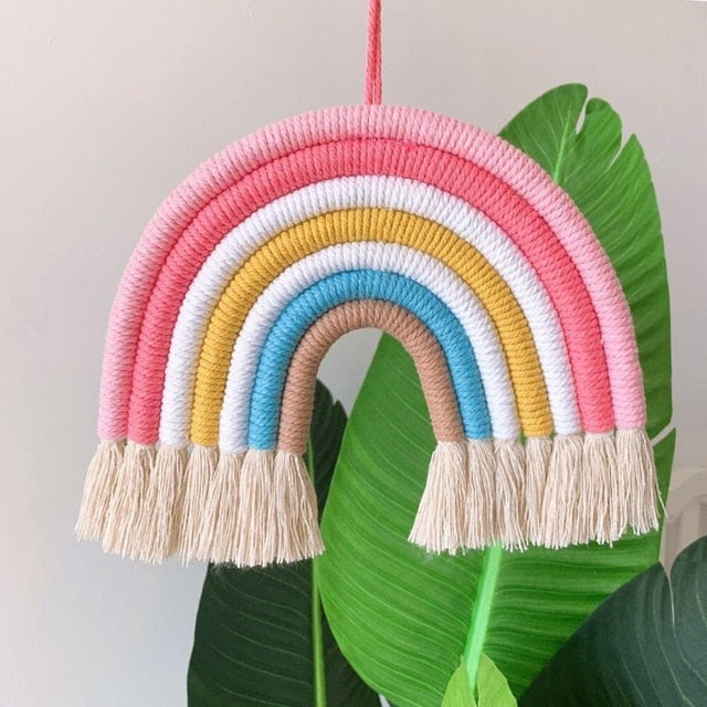 Rainbow touw kwekerij decoratie