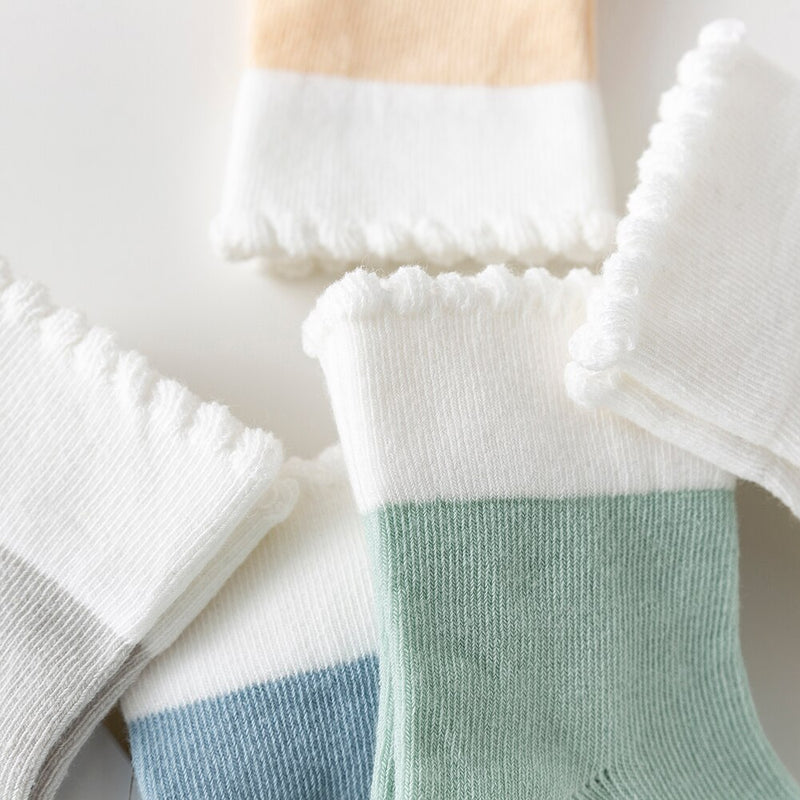 Katoenen sokken - Kleurvariatie 5 stuks