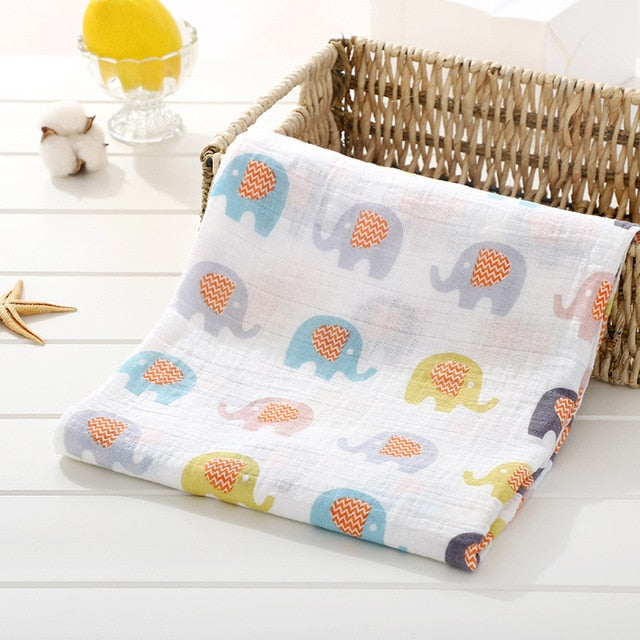 Elephant Swaddle Blanket