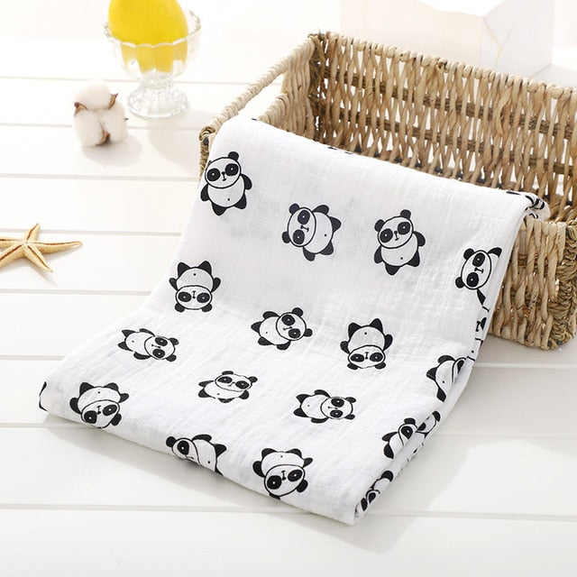 Panda Swaddle Blanket