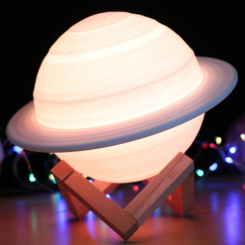 Kleur veranderende Saturnuslamp