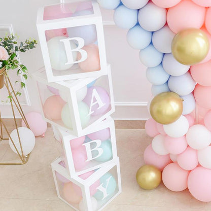 Babyshower / Feestdoos Letter Decor