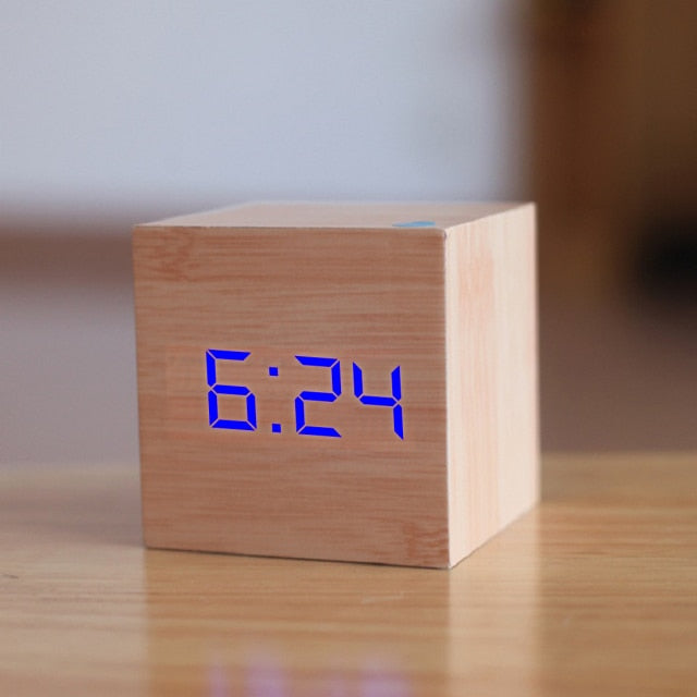 LED Digital Square Alarm Clock
