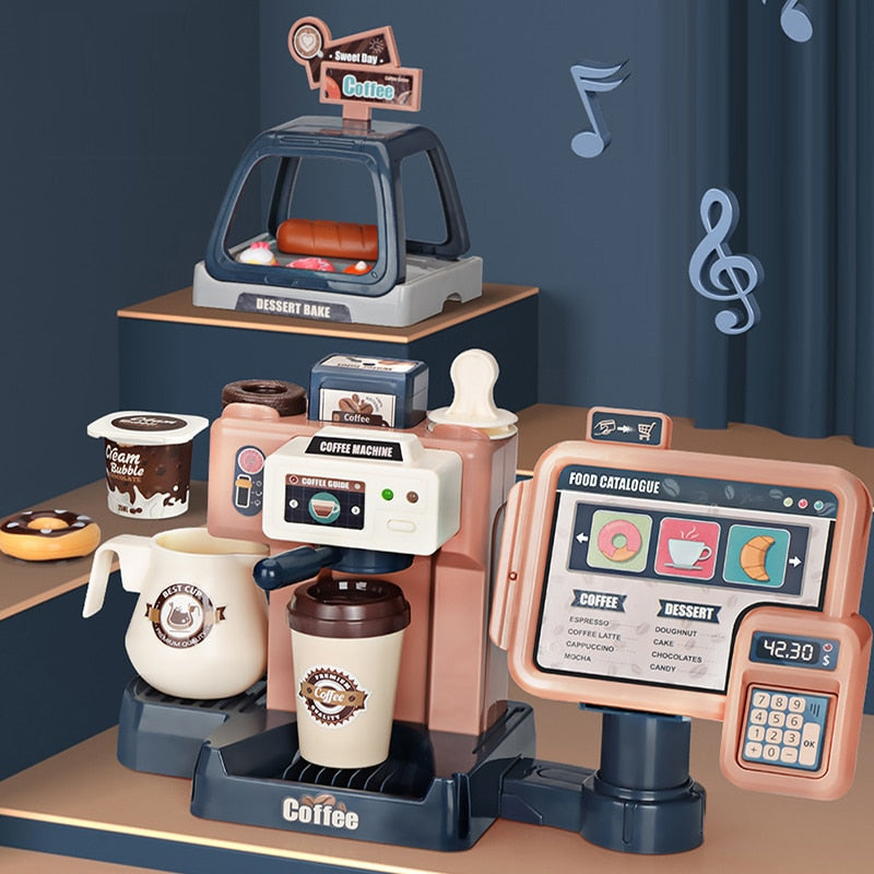Children's Coffee & Bakery Station Toy Set - Kids Toys - Birthday