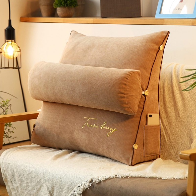 Adjustable back top wedge cushion pillow