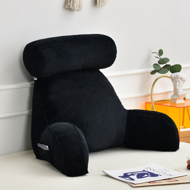 Backrest Pillow With Arms & Headrest