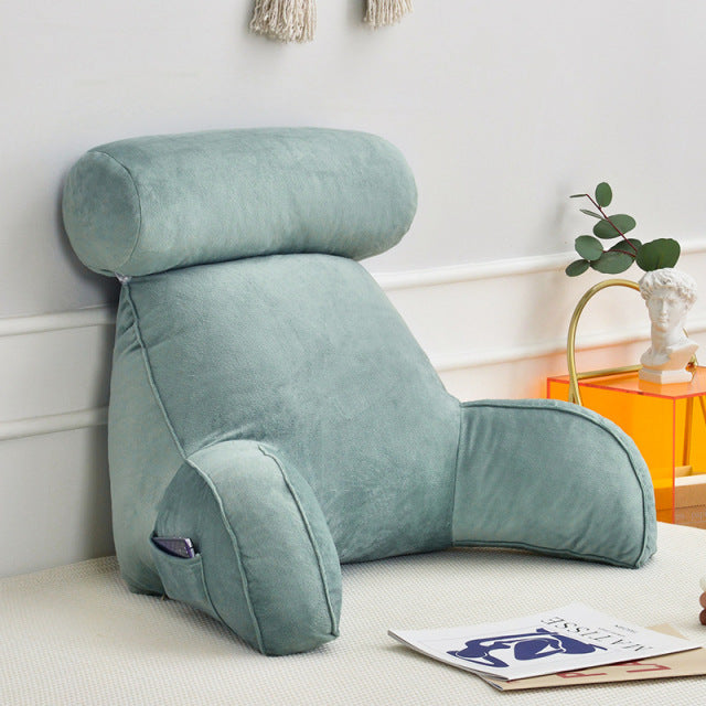Backrest Pillow With Arms & Headrest